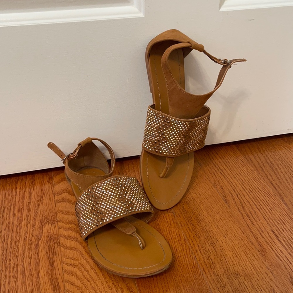 Suede sandals Size 8